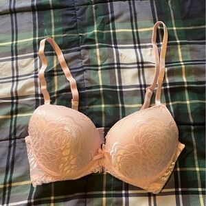 Elegant Lace Pink Bra